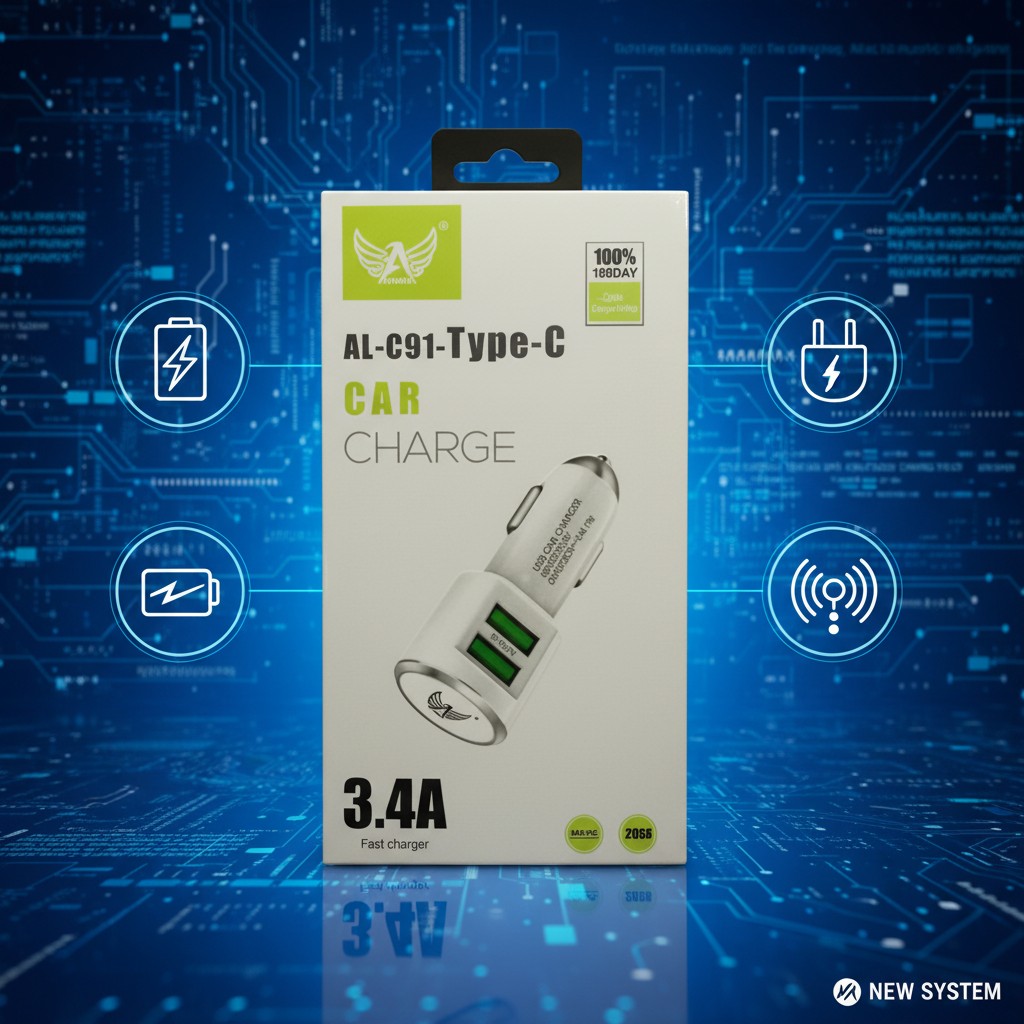 Carregador Veicular AL-C91-TYPE-C
