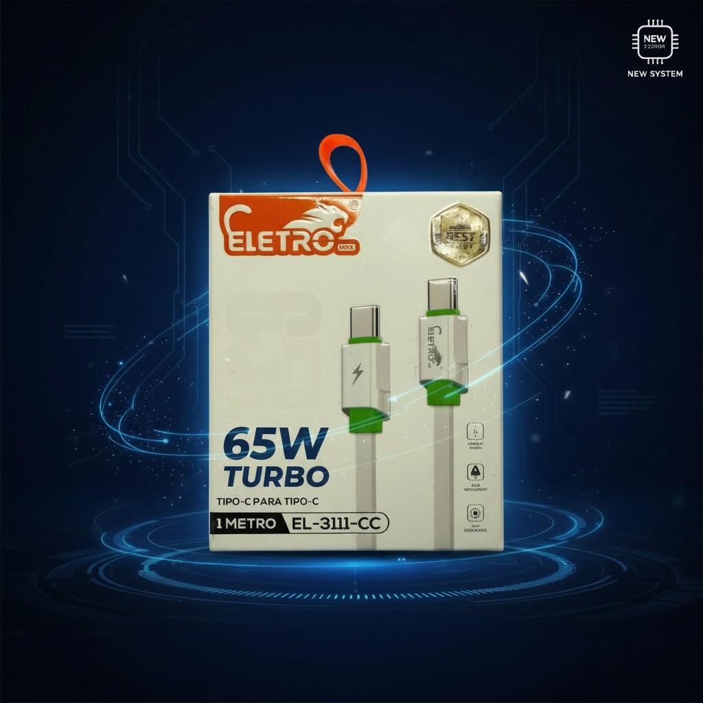 Cabo USB-C tipo c / tipo c 65W